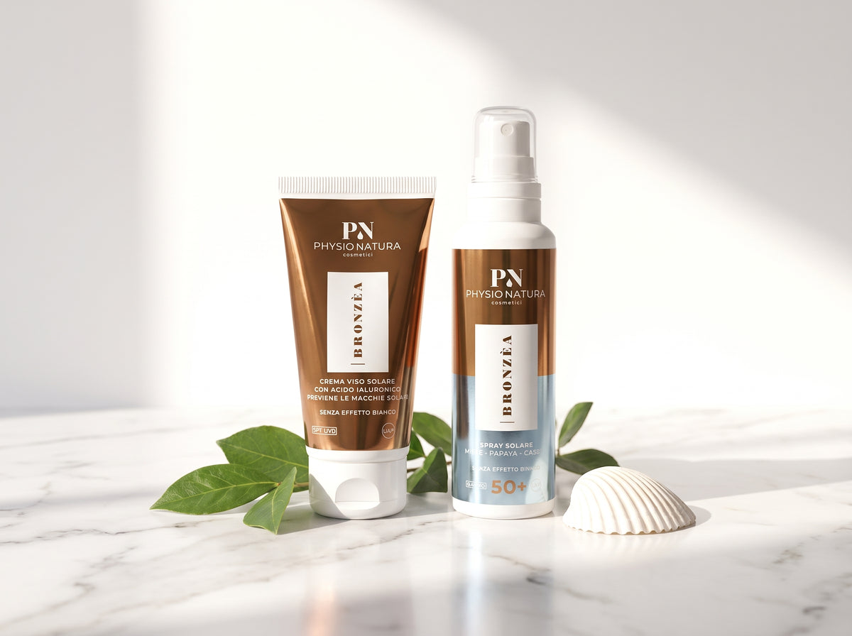Bronzea Face and Body Sun Duo: face cream SPF 50+ and body spray