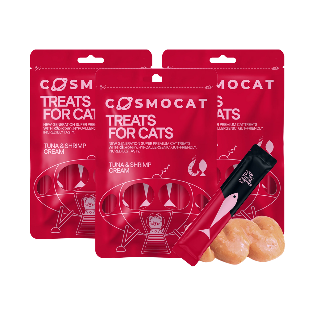 Cat Treats With Tuna & Shrimp Cream, 84g, E-Protein, Hypoallergenic