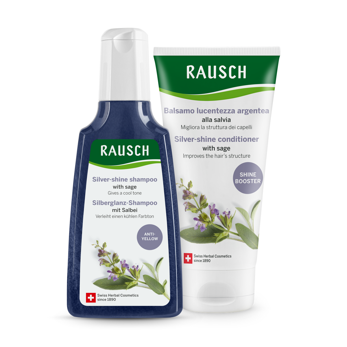 Rausch Silver-Shine Shampoo with Sage 200 ml - range