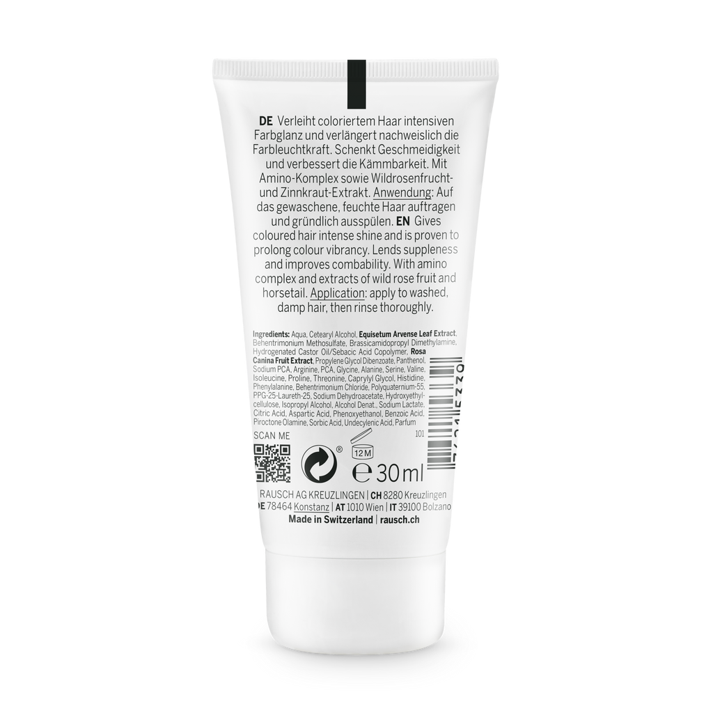 Rausch Colour-Protecting Conditioner with Avocado 30 ml (Travel Size) - back