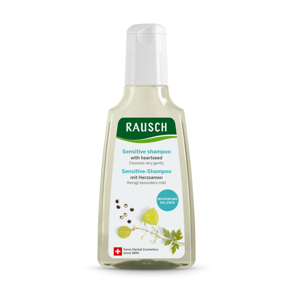 Rausch Sensitive Shampoo with Heartseed 200 ml - front