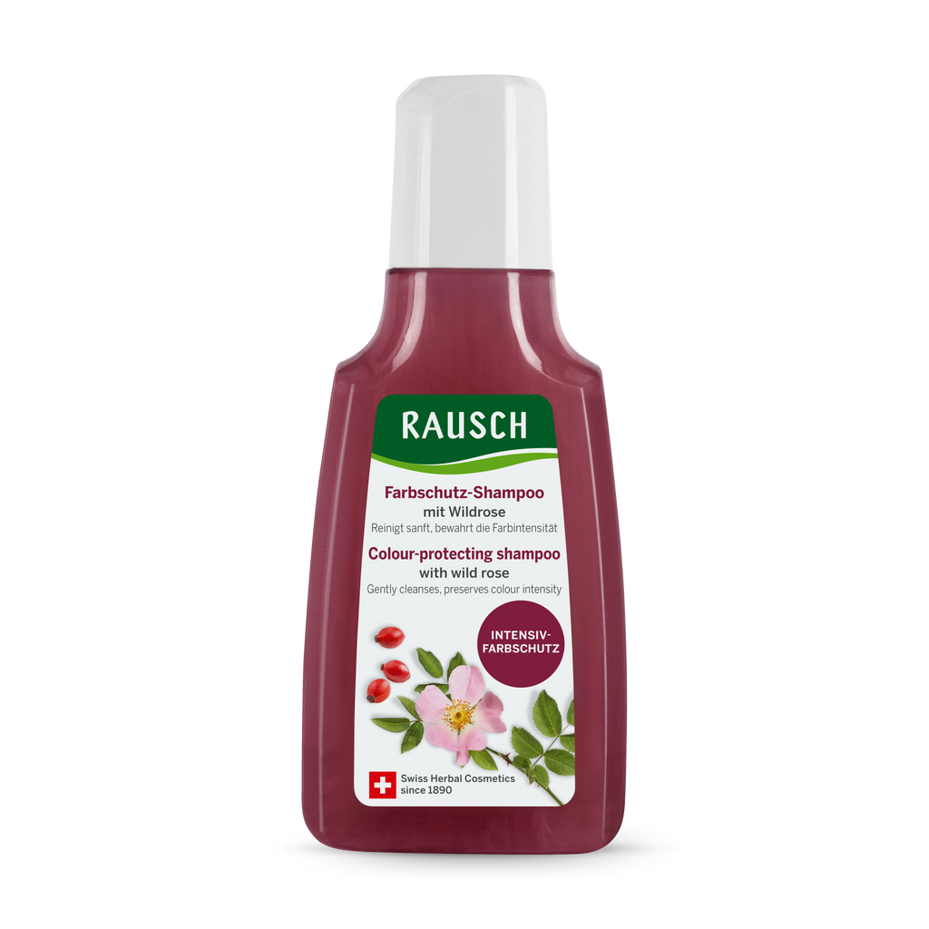 Rausch Colour-Protecting Shampoo with Wild Rose 40 ml (Travel Size) - front