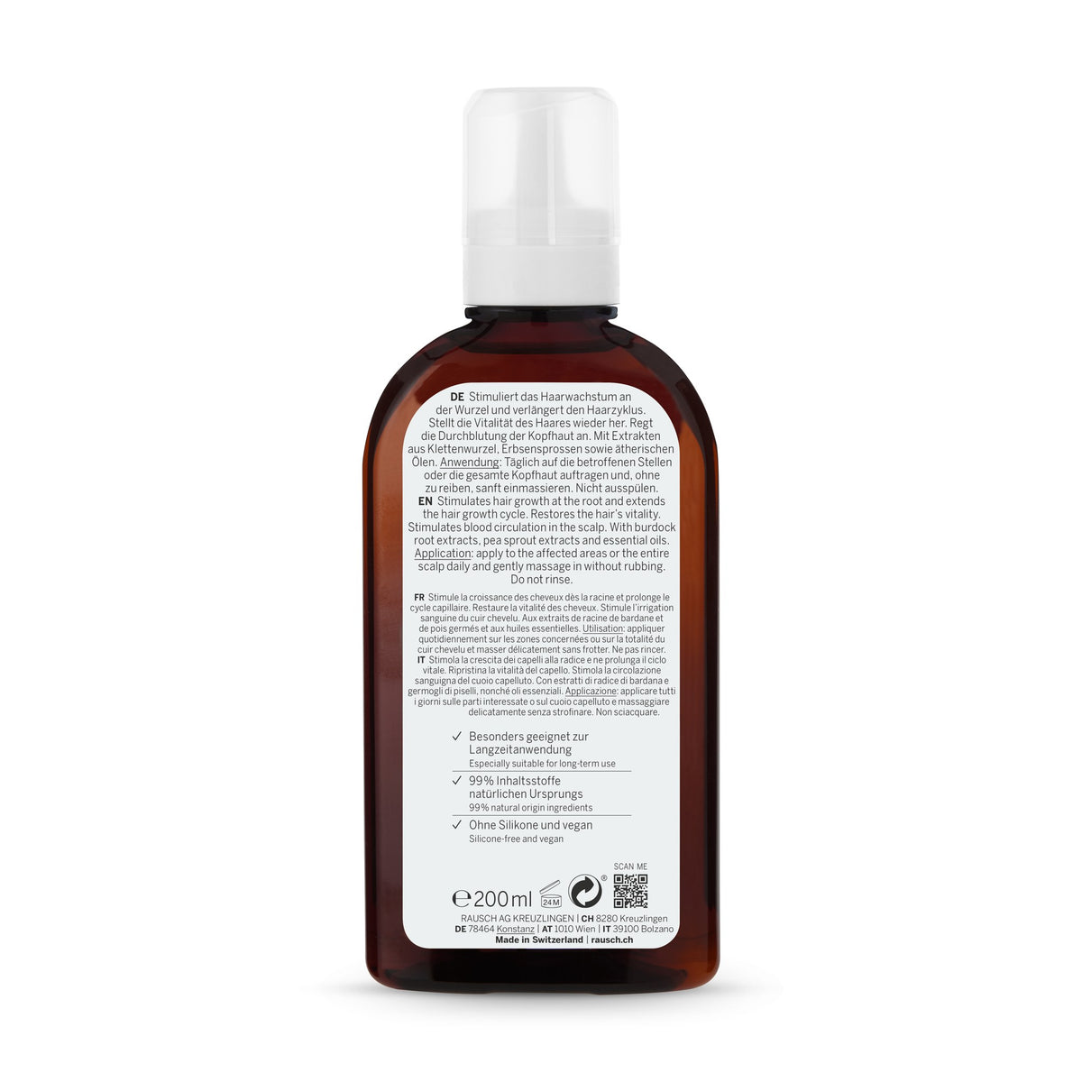 راوش محلول الشعر الأصلي (Hair Tincture) 200 مل