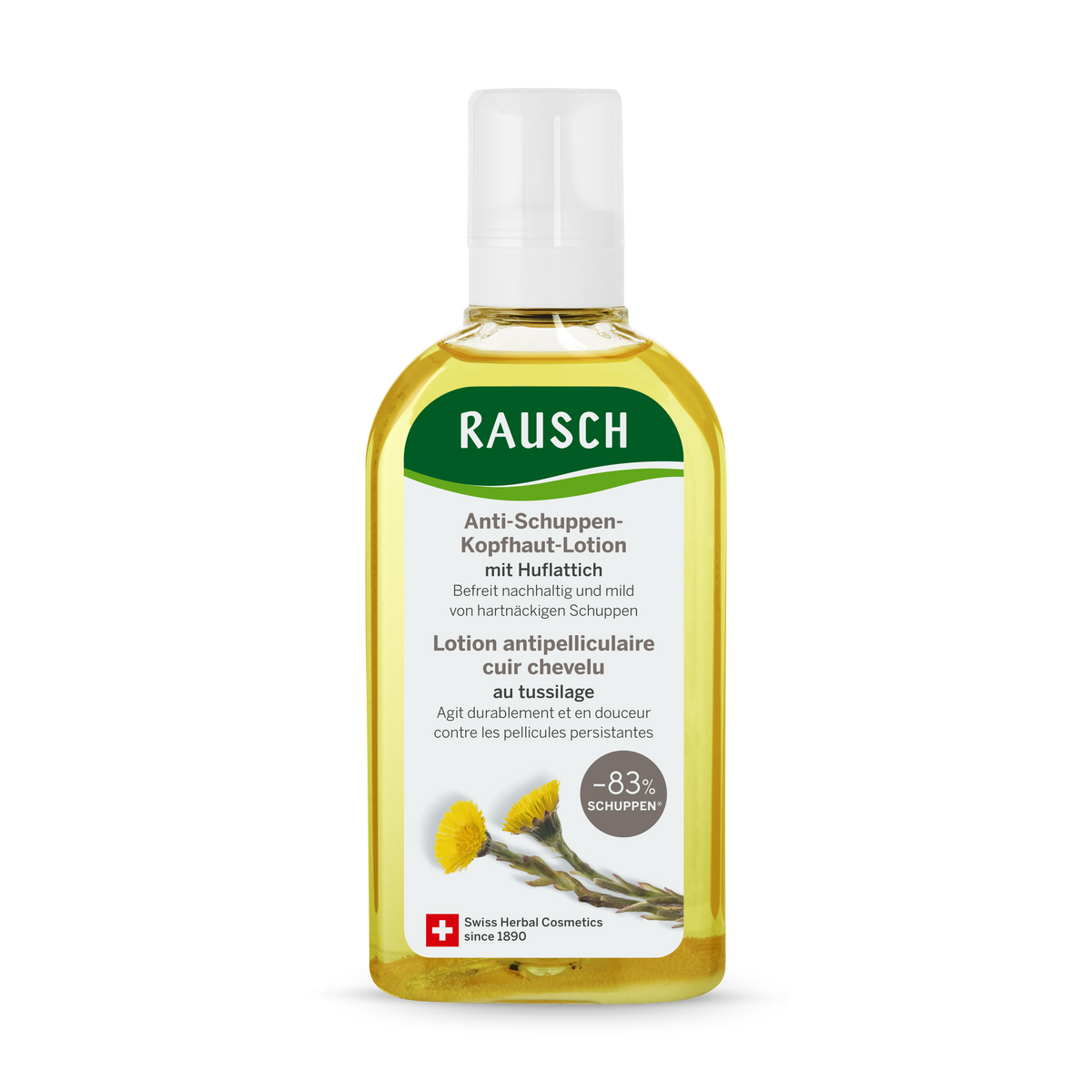 Rausch Anti-Dandruff Scalp Lotion with Coltsfoot 200 ml - front