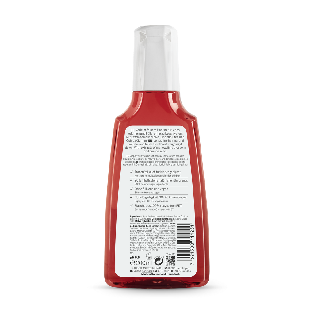 Rausch Volume Shampoo with Mallow 200 ml - back
