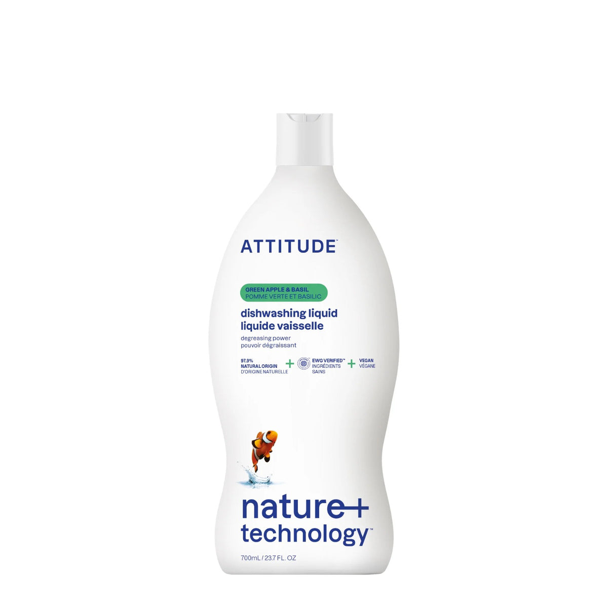 ATD Dishwashing Liquid Green Apple & Basil 700ml