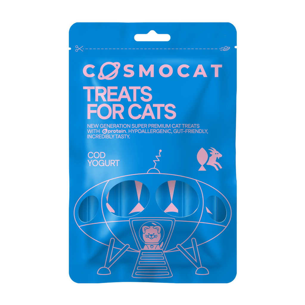 Cat Treats With Cod Yoghurt, 84g, E-Protein, Hypoallergenic