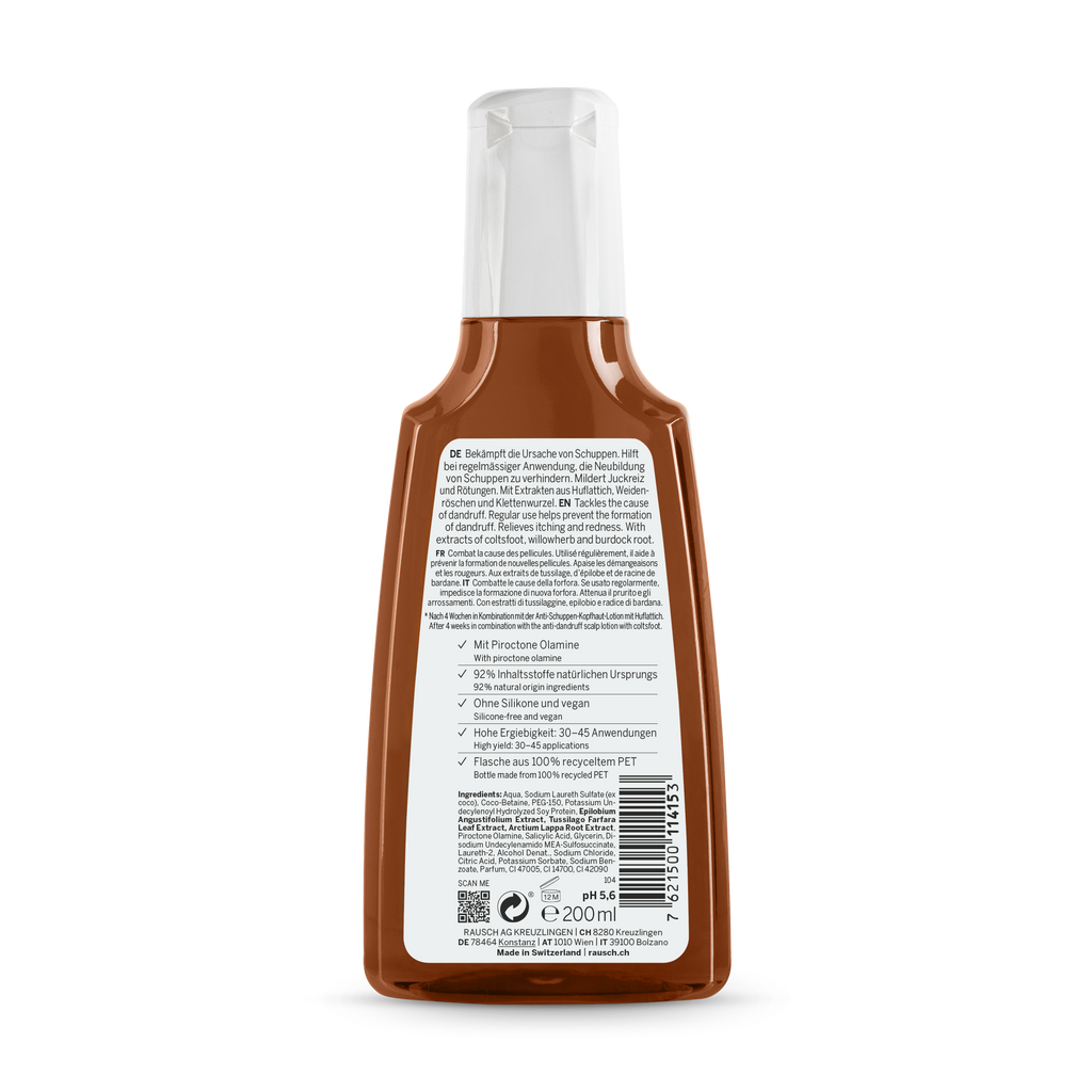 Rausch Anti-Dandruff Shampoo with Coltsfoot 200 ml - back
