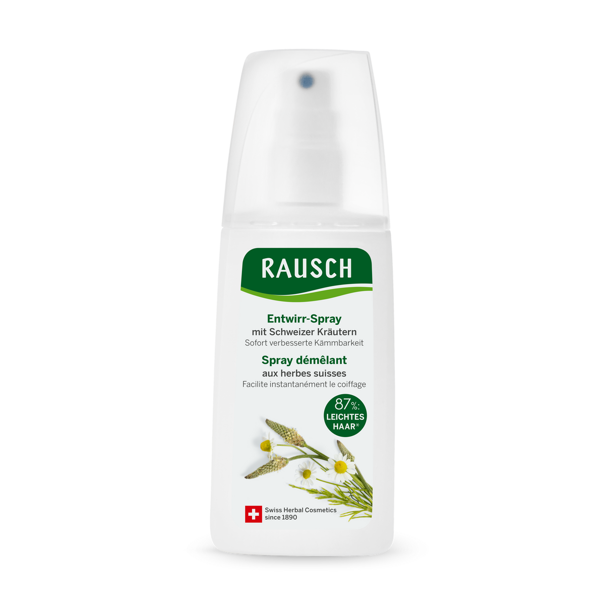 Rausch Detangling Spray Conditioner with Swiss Herbs 100 ml - front