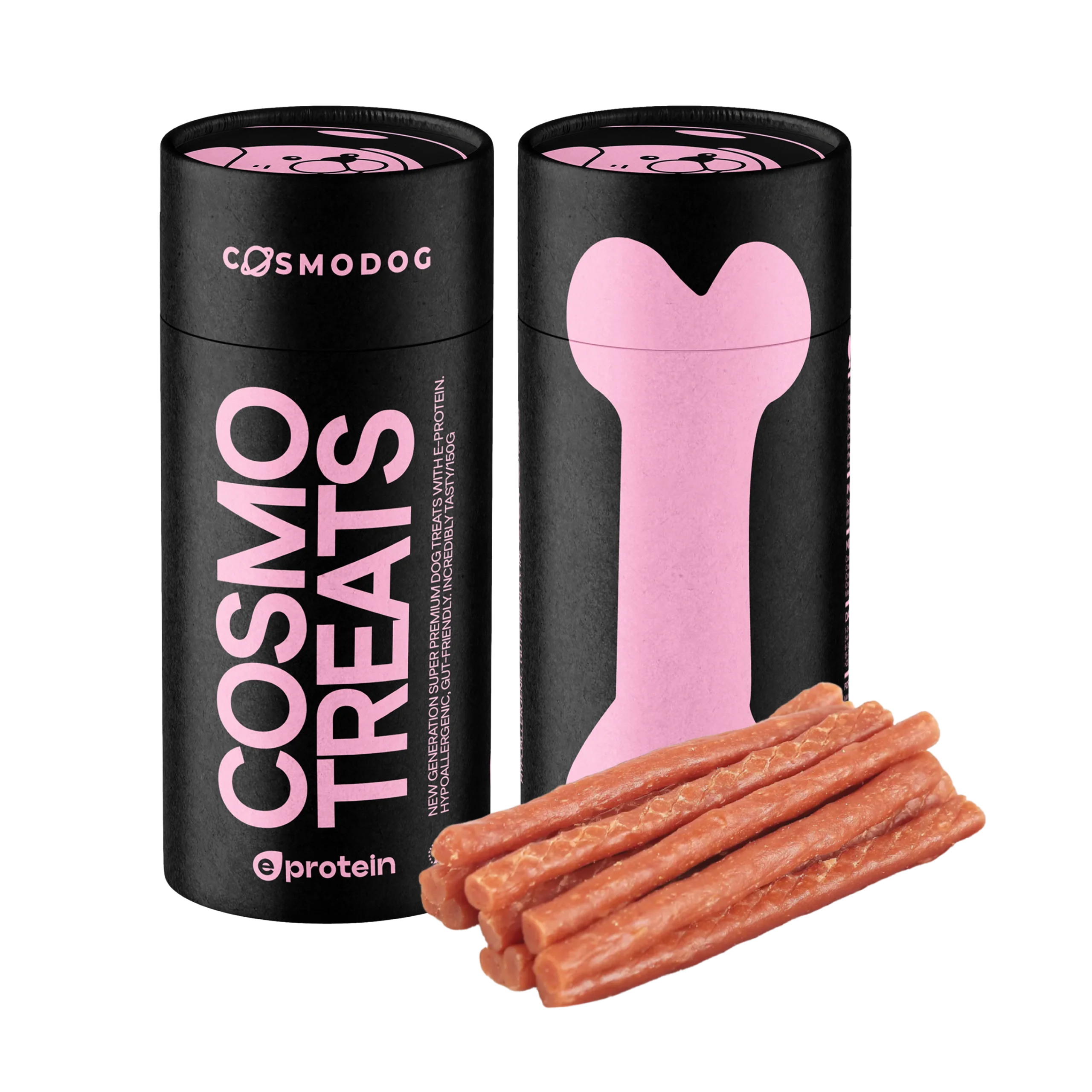 Dog Treats With Salmon Strip,150g, E-Protein, Hypoallergenic
