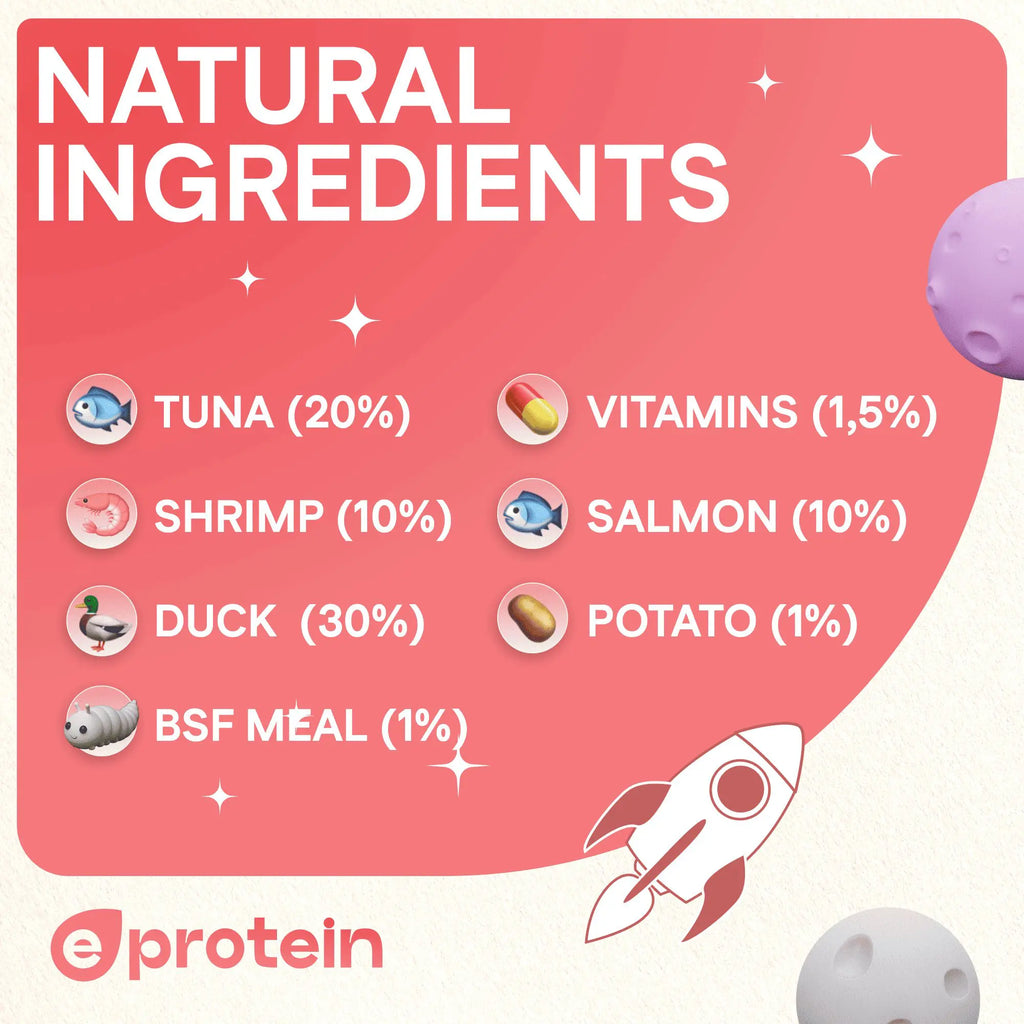 Cat Treats With Tuna & Shrimp Cream, 84g, E-Protein, Hypoallergenic