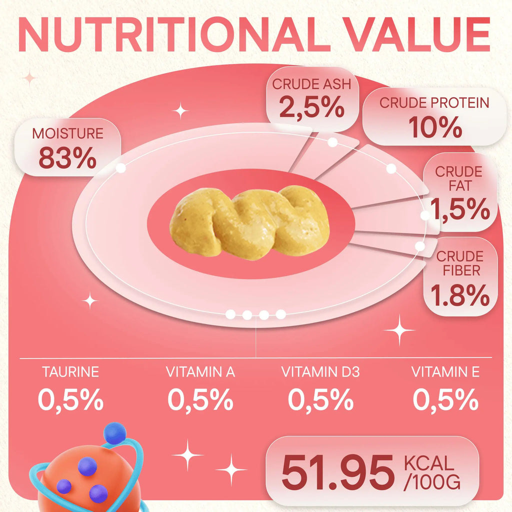 Cat Treats With Tuna & Shrimp Cream, 84g, E-Protein, Hypoallergenic