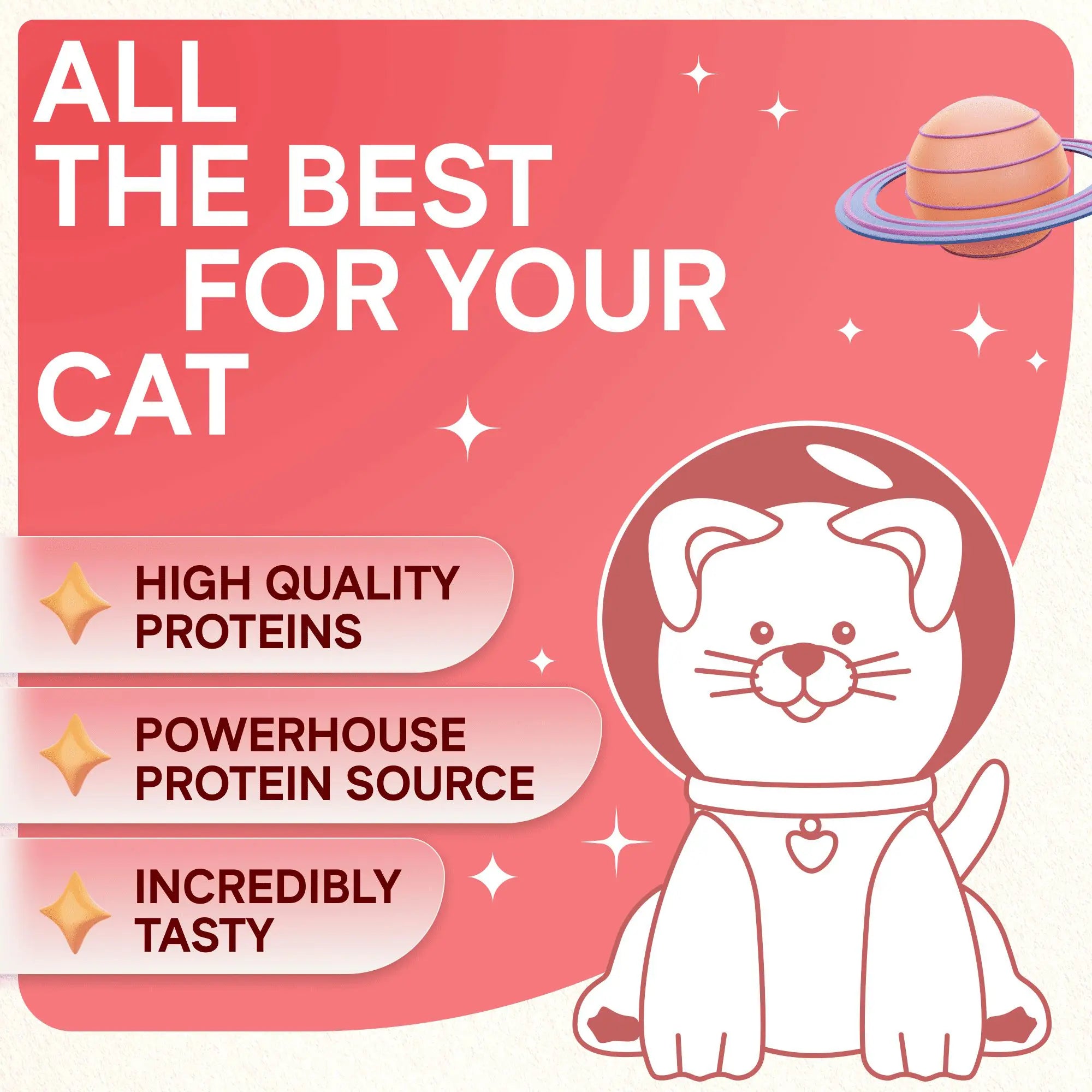 Cat Treats With Tuna & Shrimp Cream, 48g, E-Protein, Hypoallergenic
